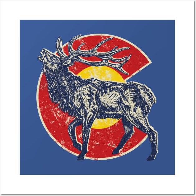 colorado elk Wall Art by inkzella